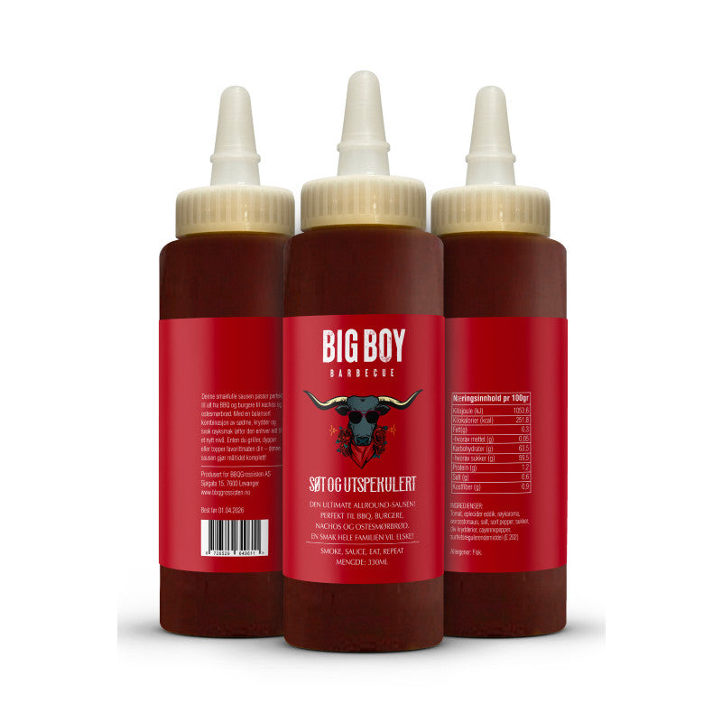 Big Boy BBQ "Søt og Utspekulert" – Norsk Håndverkssaus (300ml)