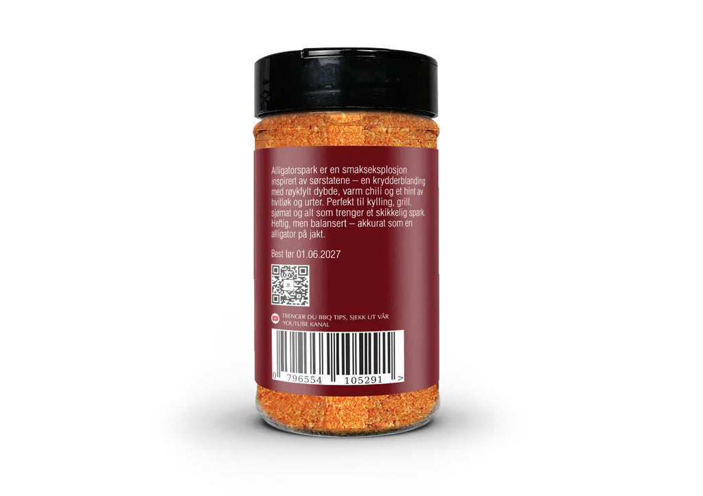 Big Boy BBQ "Alligatorspark" – Autentisk Cajun-rub med Karakter (200g)